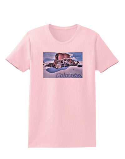 TooLoud Victor Mines Colorado Text Womens T-Shirt-Womens T-Shirt-TooLoud-PalePink-X-Small-Davson Sales