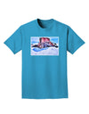 TooLoud Victor Mines Colorado Watercolor Adult Dark T-Shirt-Mens T-Shirt-TooLoud-Turquoise-Small-Davson Sales