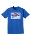 TooLoud Victor Mines Colorado Watercolor Adult Dark T-Shirt-Mens T-Shirt-TooLoud-Royal-Blue-Small-Davson Sales