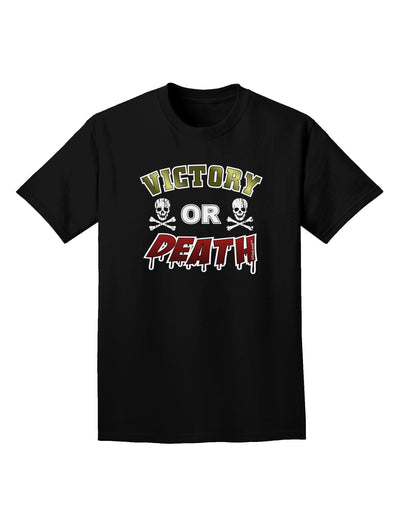 TooLoud Victory Or Death Adult Dark T-Shirt-Mens T-Shirt-TooLoud-Black-Small-Davson Sales