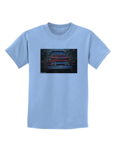 TooLoud Vintage Truck Childrens T-Shirt-Childrens T-Shirt-TooLoud-Light-Blue-X-Small-Davson Sales