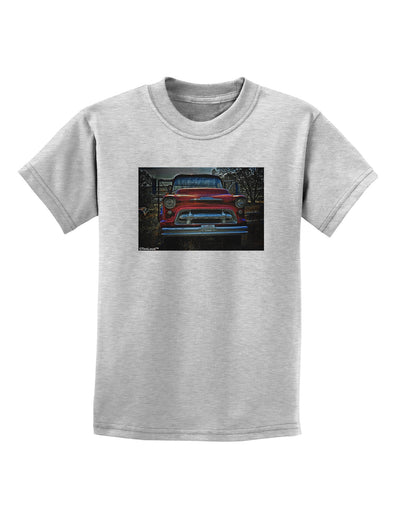 TooLoud Vintage Truck Childrens T-Shirt-Childrens T-Shirt-TooLoud-AshGray-X-Small-Davson Sales