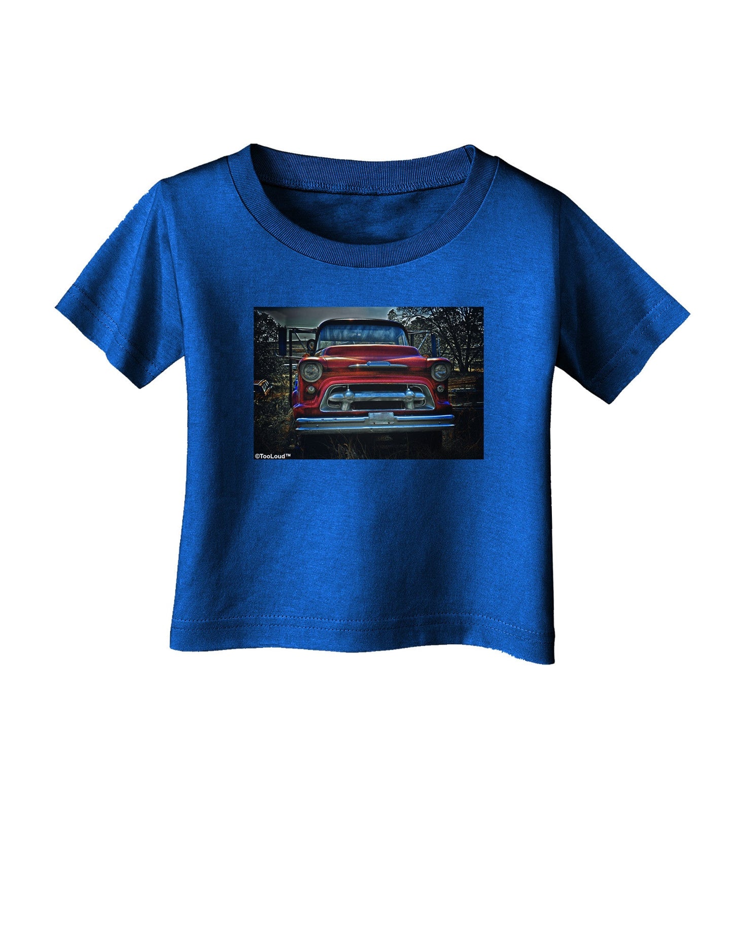 TooLoud Vintage Truck Infant T-Shirt Dark-Infant T-Shirt-TooLoud-Royal-Blue-06-Months-Davson Sales