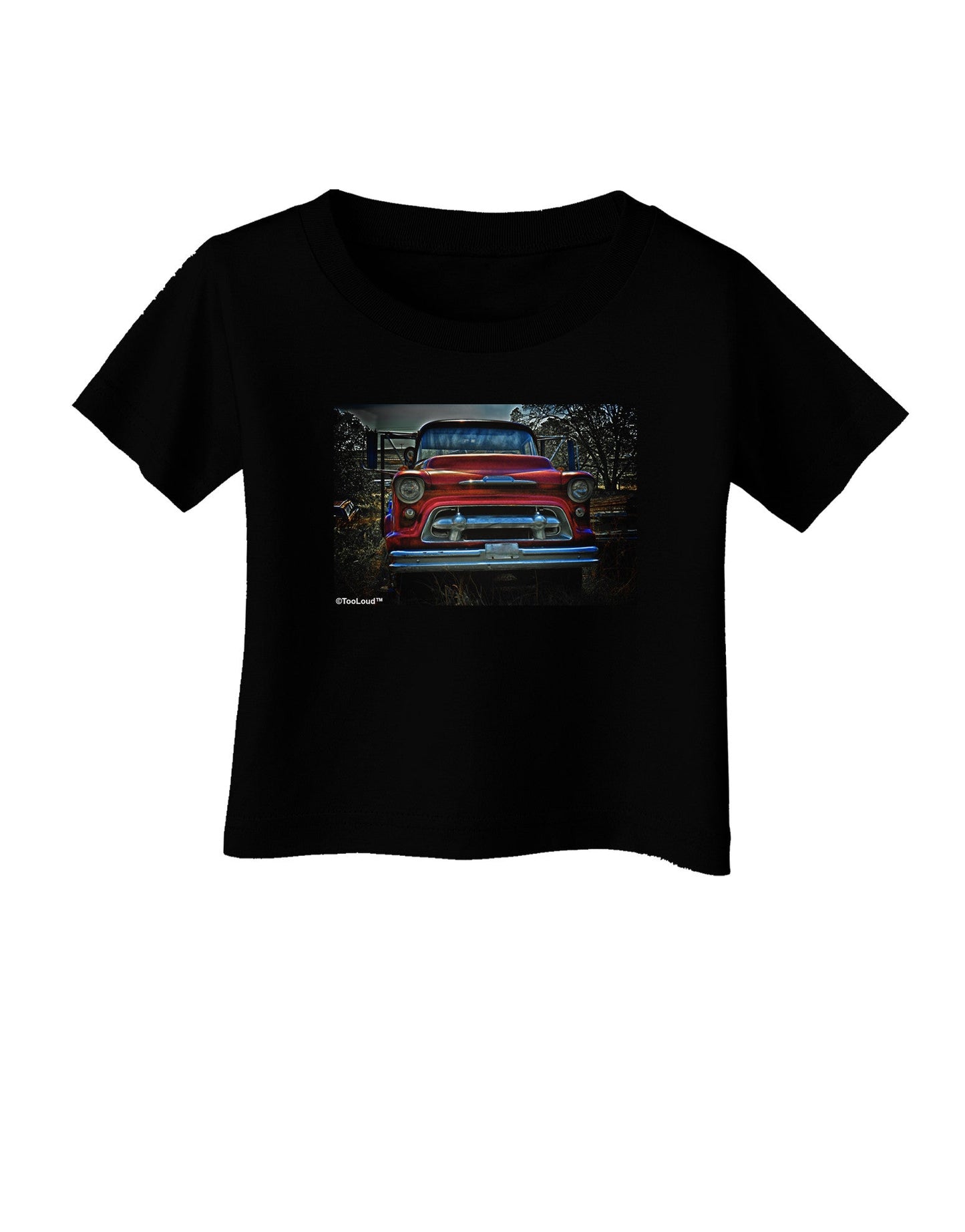 TooLoud Vintage Truck Infant T-Shirt Dark-Infant T-Shirt-TooLoud-Black-06-Months-Davson Sales