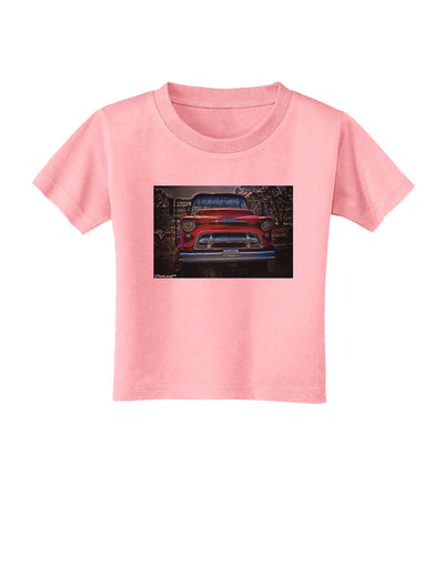 TooLoud Vintage Truck Toddler T-Shirt-Toddler T-Shirt-TooLoud-Candy-Pink-2T-Davson Sales