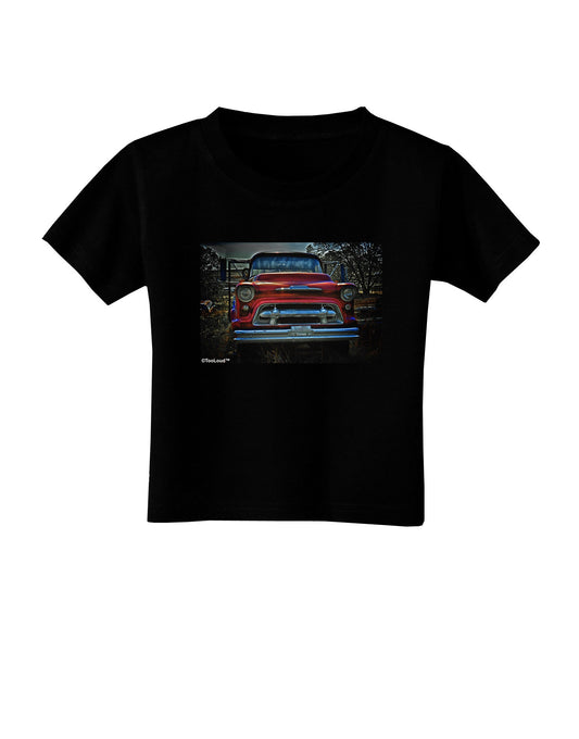 TooLoud Vintage Truck Toddler T-Shirt Dark-Toddler T-Shirt-TooLoud-Black-2T-Davson Sales