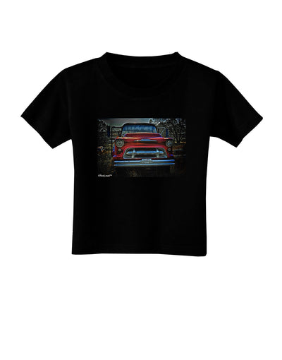 TooLoud Vintage Truck Toddler T-Shirt Dark-Toddler T-Shirt-TooLoud-Black-2T-Davson Sales