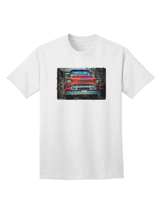 TooLoud Vintage Truck Watercolor - Premium Adult T-Shirt for the Modern Trendsetter-Mens T-shirts-TooLoud-White-Small-Davson Sales