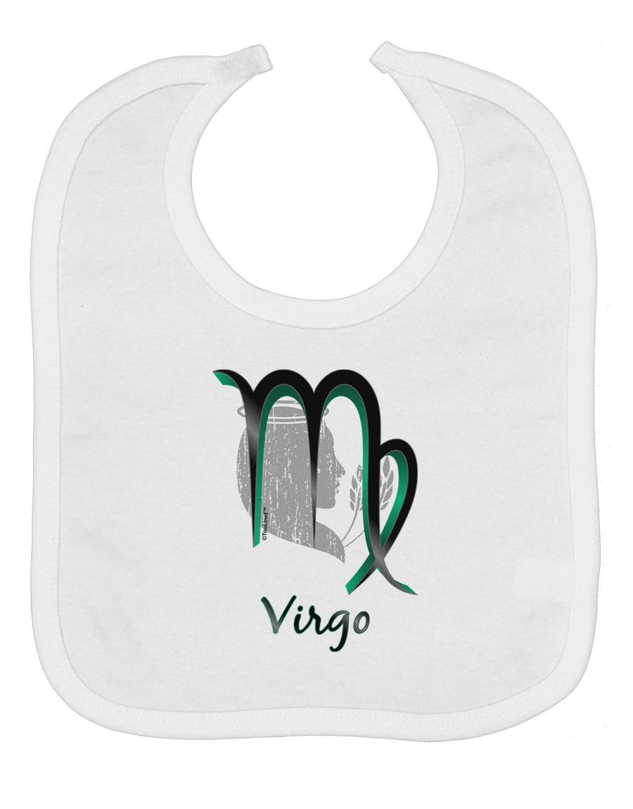 TooLoud Virgo Symbol Baby Bib