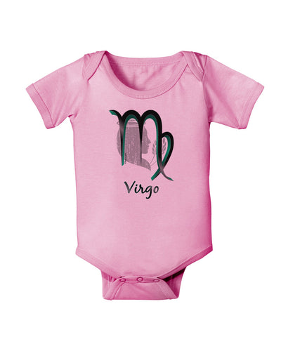 TooLoud Virgo Symbol Baby Romper Bodysuit-Baby Romper-TooLoud-Pink-06-Months-Davson Sales