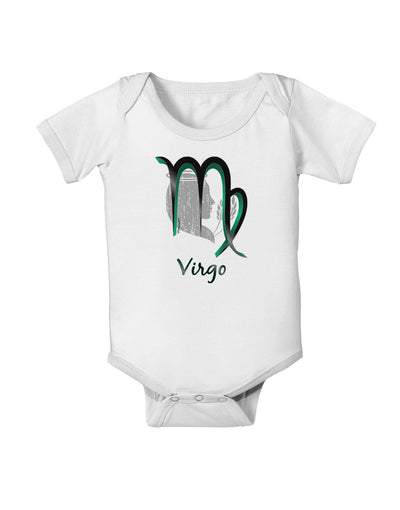 TooLoud Virgo Symbol Baby Romper Bodysuit-Baby Romper-TooLoud-White-06-Months-Davson Sales