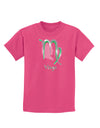 TooLoud Virgo Symbol Childrens Dark T-Shirt-Childrens T-Shirt-TooLoud-Sangria-X-Small-Davson Sales