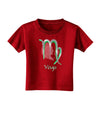 TooLoud Virgo Symbol Toddler T-Shirt Dark-Toddler T-Shirt-TooLoud-Red-2T-Davson Sales