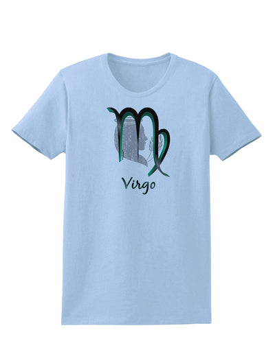 TooLoud Virgo Symbol Womens T-Shirt-Womens T-Shirt-TooLoud-Light-Blue-X-Small-Davson Sales