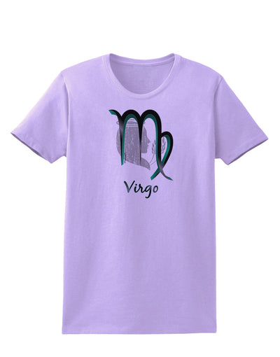 TooLoud Virgo Symbol Womens T-Shirt-Womens T-Shirt-TooLoud-Lavender-X-Small-Davson Sales