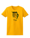 TooLoud Virgo Symbol Womens T-Shirt-Womens T-Shirt-TooLoud-Gold-X-Small-Davson Sales