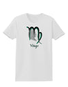 TooLoud Virgo Symbol Womens T-Shirt-Womens T-Shirt-TooLoud-White-X-Small-Davson Sales