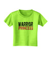 TooLoud Warrior Princess Pink Toddler T-Shirt-Toddler T-Shirt-TooLoud-Lime-Green-2T-Davson Sales