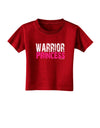 TooLoud Warrior Princess Pink Toddler T-Shirt Dark-Toddler T-Shirt-TooLoud-Red-2T-Davson Sales