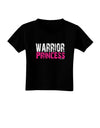 TooLoud Warrior Princess Pink Toddler T-Shirt Dark-Toddler T-Shirt-TooLoud-Black-2T-Davson Sales