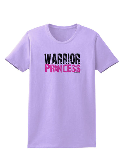 TooLoud Warrior Princess Pink Womens T-Shirt-Womens T-Shirt-TooLoud-Lavender-X-Small-Davson Sales