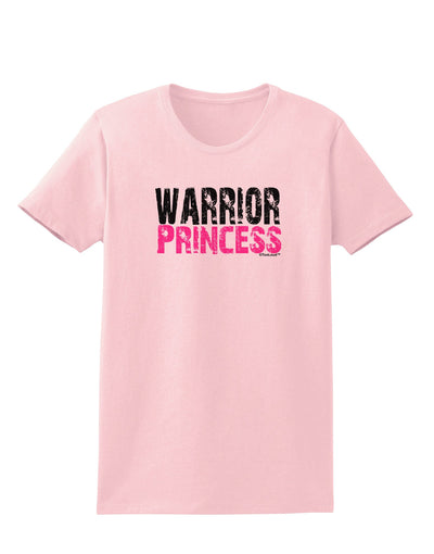 TooLoud Warrior Princess Pink Womens T-Shirt-Womens T-Shirt-TooLoud-PalePink-X-Small-Davson Sales