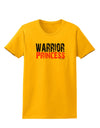 TooLoud Warrior Princess Pink Womens T-Shirt-Womens T-Shirt-TooLoud-Gold-X-Small-Davson Sales