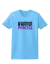 TooLoud Warrior Princess Pink Womens T-Shirt-Womens T-Shirt-TooLoud-Aquatic-Blue-X-Small-Davson Sales