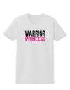 TooLoud Warrior Princess Pink Womens T-Shirt-Womens T-Shirt-TooLoud-White-X-Small-Davson Sales