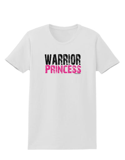 TooLoud Warrior Princess Pink Womens T-Shirt-Womens T-Shirt-TooLoud-White-X-Small-Davson Sales