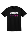 TooLoud Warrior Queen Pink Script Adult Dark T-Shirt-Mens T-Shirt-TooLoud-Black-Small-Davson Sales