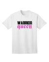 TooLoud Warrior Queen Pink Script Adult T-Shirt-Mens T-Shirt-TooLoud-White-Small-Davson Sales