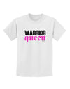 TooLoud Warrior Queen Pink Script Childrens T-Shirt-Childrens T-Shirt-TooLoud-White-X-Small-Davson Sales