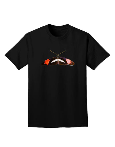 TooLoud Watercolor Butterfly Black Adult Dark T-Shirt-Mens T-Shirt-TooLoud-Black-Small-Davson Sales