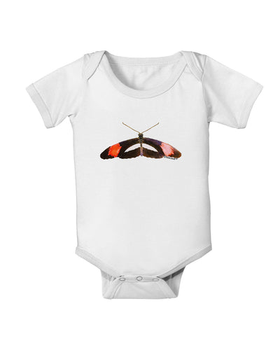 TooLoud Watercolor Butterfly Black Baby Romper Bodysuit-Baby Romper-TooLoud-White-06-Months-Davson Sales