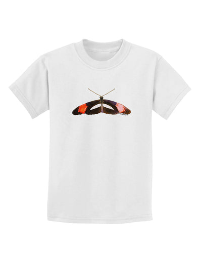 TooLoud Watercolor Butterfly Black Childrens T-Shirt-Childrens T-Shirt-TooLoud-White-X-Small-Davson Sales