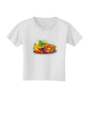 TooLoud Watercolor Fruit Bowl 1 Toddler T-Shirt-Toddler T-Shirt-TooLoud-White-2T-Davson Sales