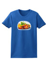 TooLoud Watercolor Fruit Bowl 1 Womens Dark T-Shirt-TooLoud-Royal-Blue-X-Small-Davson Sales