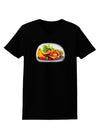 TooLoud Watercolor Fruit Bowl 1 Womens Dark T-Shirt-TooLoud-Black-X-Small-Davson Sales