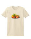 TooLoud Watercolor Fruit Bowl 1 Womens T-Shirt-Womens T-Shirt-TooLoud-Natural-X-Small-Davson Sales