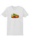 TooLoud Watercolor Fruit Bowl 1 Womens T-Shirt-Womens T-Shirt-TooLoud-White-X-Small-Davson Sales