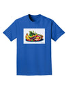 TooLoud Watercolor Fruit Bowl 3 Adult Dark T-Shirt-Mens T-Shirt-TooLoud-Royal-Blue-Small-Davson Sales