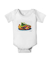 TooLoud Watercolor Fruit Bowl 3 Baby Romper Bodysuit-Baby Romper-TooLoud-White-06-Months-Davson Sales