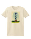 TooLoud Watercolor Lighthouse 1 Womens T-Shirt-Womens T-Shirt-TooLoud-Natural-X-Small-Davson Sales