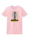 TooLoud Watercolor Lighthouse 1 Womens T-Shirt-Womens T-Shirt-TooLoud-PalePink-X-Small-Davson Sales