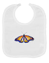 TooLoud Watercolor Monarch Butterfly Baby Bib