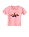 TooLoud Watercolor Monarch Butterfly Toddler T-Shirt-Toddler T-Shirt-TooLoud-Candy-Pink-2T-Davson Sales