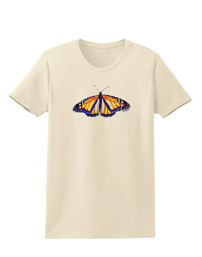 TooLoud Watercolor Monarch Butterfly Womens T-Shirt-Womens T-Shirt-TooLoud-Natural-X-Small-Davson Sales