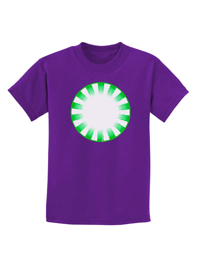 TooLoud Watercolor Spearmint Childrens Dark T-Shirt-Childrens T-Shirt-TooLoud-Purple-X-Small-Davson Sales