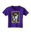 TooLoud Waterfall Watercolor Toddler T-Shirt Dark-Toddler T-Shirt-TooLoud-Purple-2T-Davson Sales